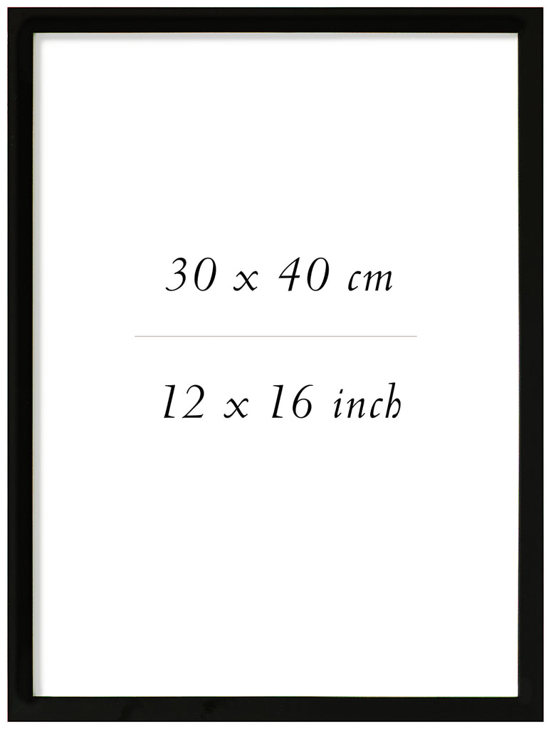 Black wooden frame 100x140 – Poppy Posters