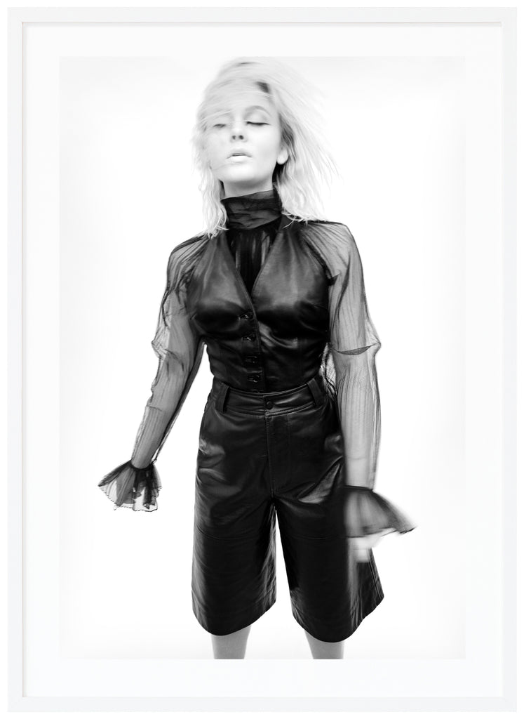 Need Love, Zara Larsson poster. White frame. 